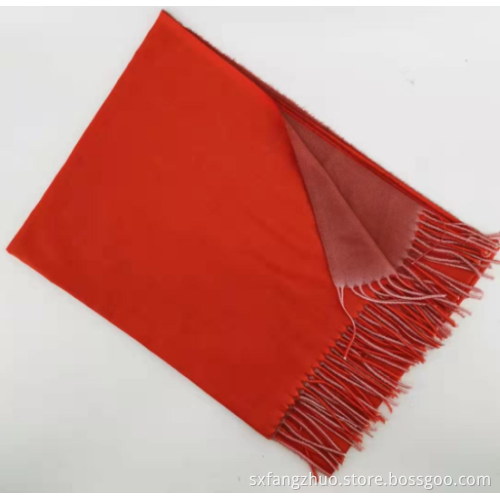 knit plain color 100% cashmere winter snood scarf